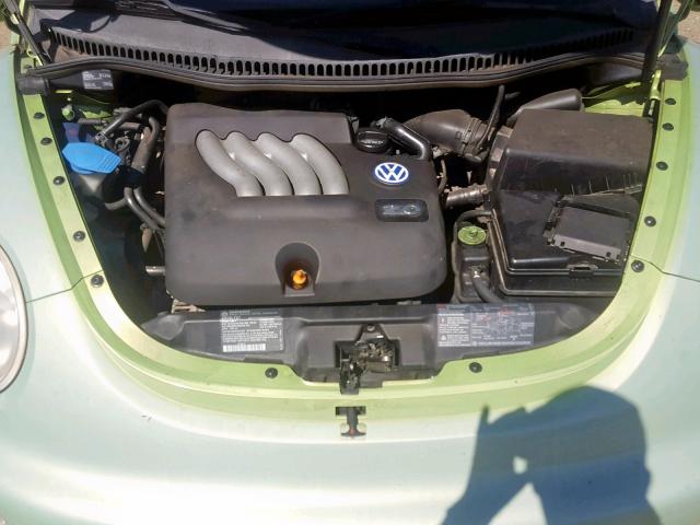 3VWCC21CXYM458174 - 2000 VOLKSWAGEN NEW BEETLE GREEN photo 7