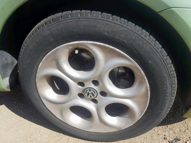 3VWCC21CXYM458174 - 2000 VOLKSWAGEN NEW BEETLE GREEN photo 9