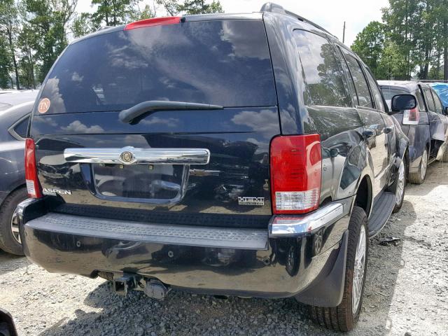 1A8HW58258F122360 - 2008 CHRYSLER ASPEN LIMI BLACK photo 4