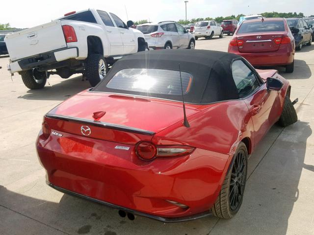 JM1NDAC77G0107985 - 2016 MAZDA MX-5 MIATA RED photo 4