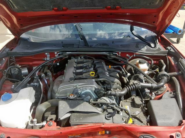 JM1NDAC77G0107985 - 2016 MAZDA MX-5 MIATA RED photo 7