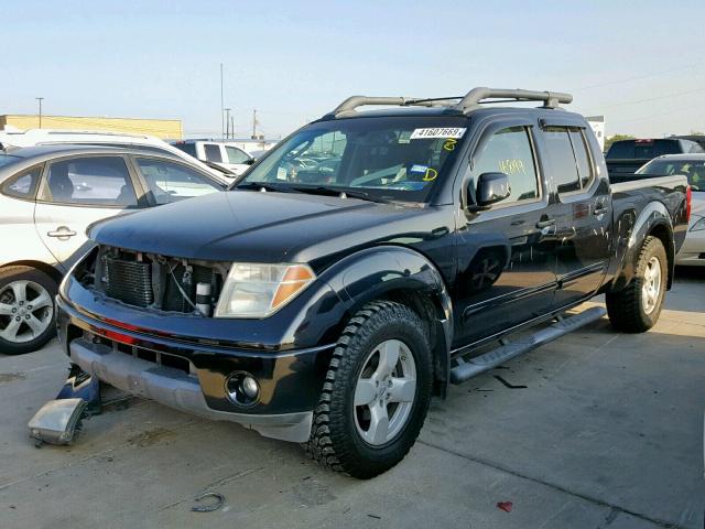 1N6AD09U57C404836 - 2007 NISSAN FRONTIER C BLACK photo 2