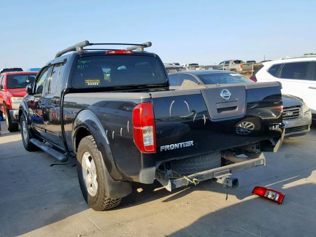 1N6AD09U57C404836 - 2007 NISSAN FRONTIER C BLACK photo 3