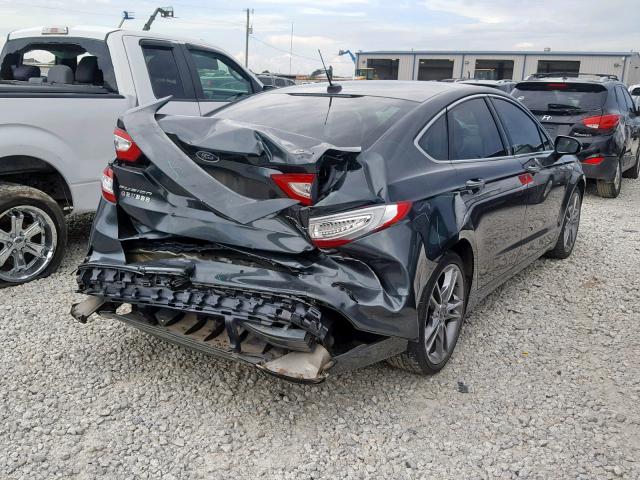 3FA6P0D97FR113196 - 2015 FORD FUSION TIT GREEN photo 4