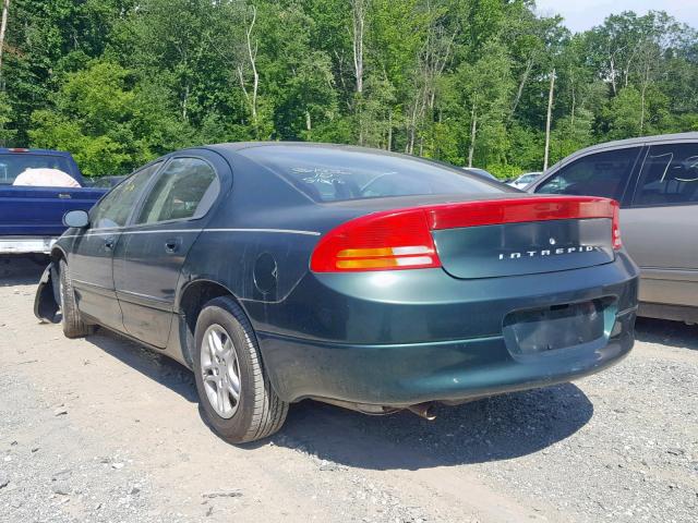 2B3HD46R4XH530340 - 1999 DODGE INTREPID GREEN photo 3