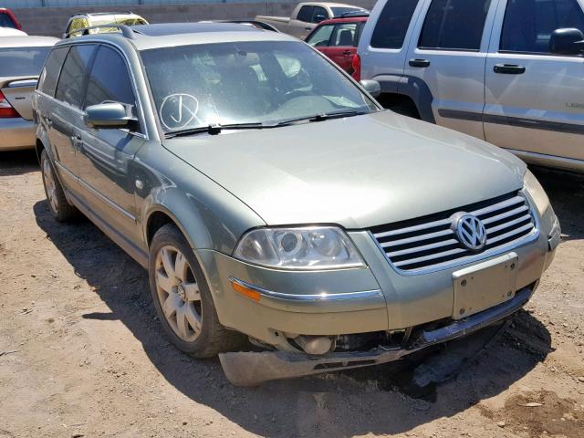 WVWYH63B22E382730 - 2002 VOLKSWAGEN PASSAT GLX GREEN photo 1