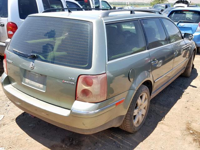 WVWYH63B22E382730 - 2002 VOLKSWAGEN PASSAT GLX GREEN photo 4