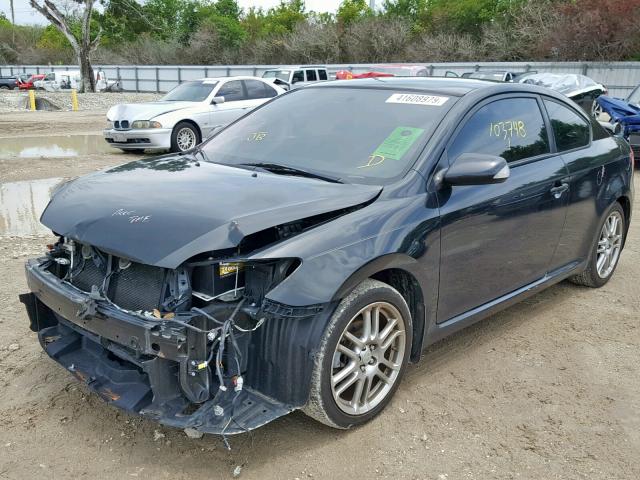 JTKDE177870171061 - 2007 TOYOTA SCION TC BLACK photo 2