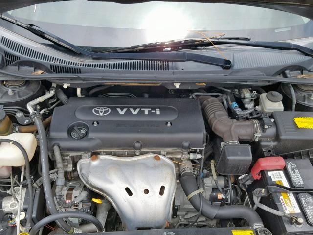 JTKDE177870171061 - 2007 TOYOTA SCION TC BLACK photo 7