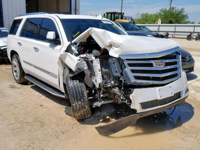 1GYS3BKJ7JR377739 - 2018 CADILLAC ESCALADE L WHITE photo 1