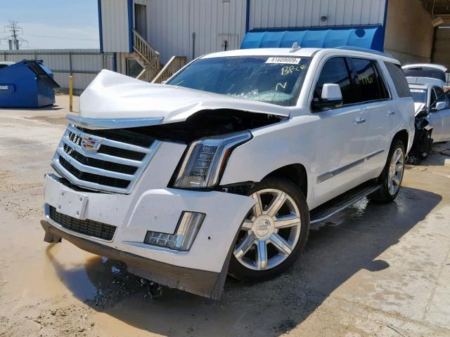 1GYS3BKJ7JR377739 - 2018 CADILLAC ESCALADE L WHITE photo 2