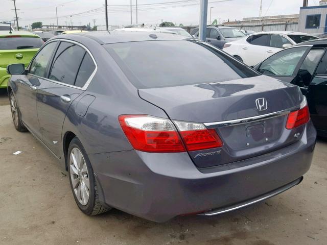 1HGCR2F85EA075291 - 2014 HONDA ACCORD EXL GRAY photo 3