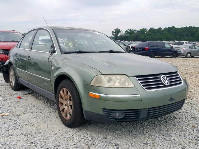 WVWPD63B03P208409 - 2003 VOLKSWAGEN PASSAT GLS GREEN photo 1