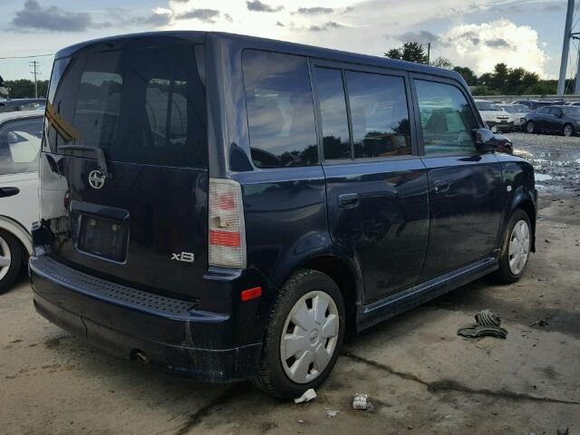 JTLKT324164044032 - 2006 TOYOTA SCION XB Mavi foto 4