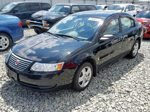 1G8AJ58F57Z174167 - 2007 SATURN ION LEVEL BLACK photo 2