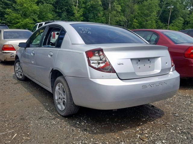 1G8AJ54F44Z120523 - 2004 SATURN ION LEVEL SILVER photo 3