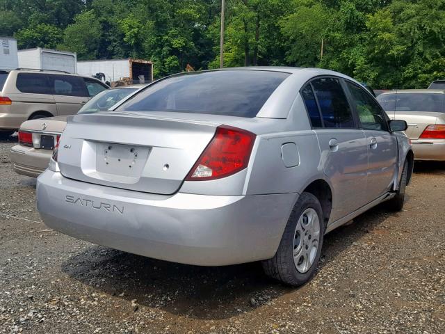 1G8AJ54F44Z120523 - 2004 SATURN ION LEVEL SILVER photo 4