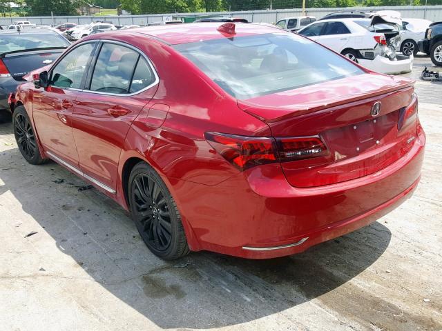 19UUB3F55HA002771 - 2017 ACURA TLX TECH RED photo 3