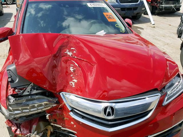 19UUB3F55HA002771 - 2017 ACURA TLX TECH RED photo 7
