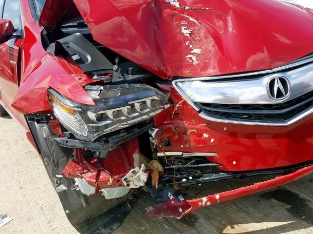 19UUB3F55HA002771 - 2017 ACURA TLX TECH RED photo 9