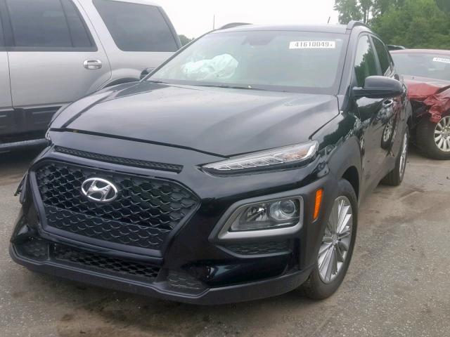 KM8K22AA2KU208250 - 2019 HYUNDAI KONA SEL BLACK photo 2