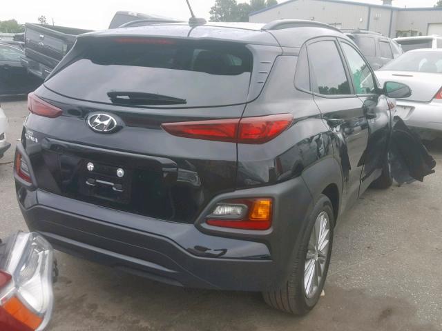 KM8K22AA2KU208250 - 2019 HYUNDAI KONA SEL BLACK photo 4