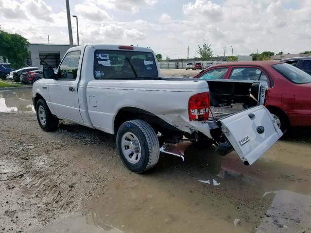 1FTYR10D57PA07867 - 2007 FORD RANGER WHITE photo 3