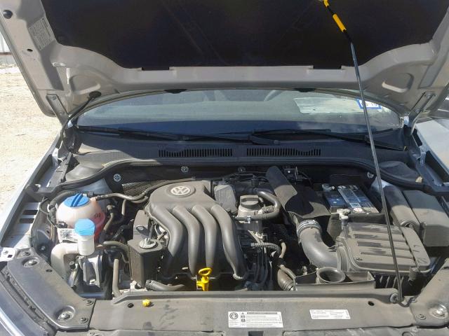 3VW2K7AJ4FM358059 - 2015 VOLKSWAGEN JETTA BASE SILVER photo 7