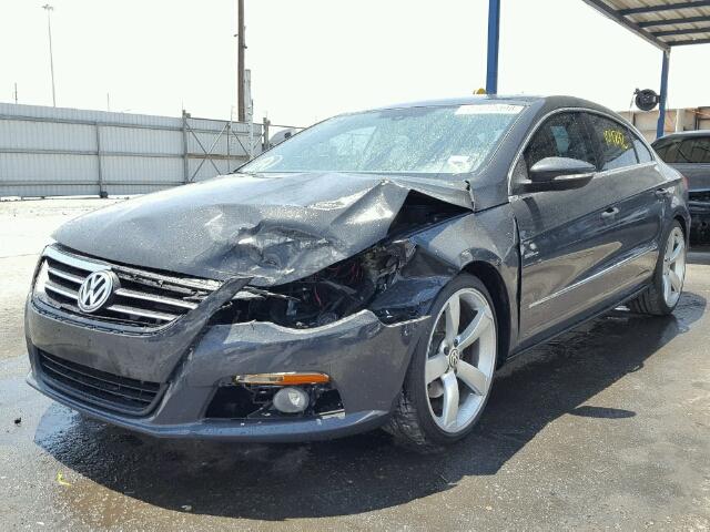 WVWHN7AN0CE503767 - 2012 VOLKSWAGEN CC LUXURY CHARCOAL photo 2