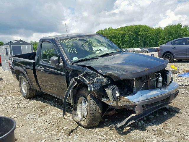 1GCDT146268322629 - 2006 CHEVROLET COLORADO BLACK photo 1