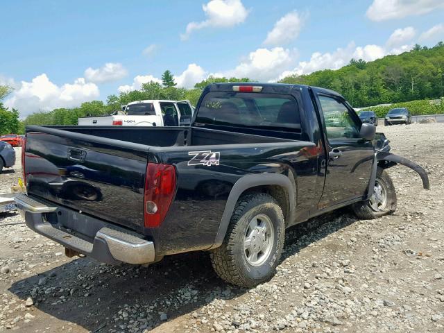 1GCDT146268322629 - 2006 CHEVROLET COLORADO BLACK photo 4