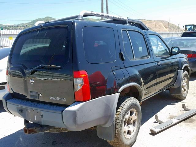 5N1ED28Y41C544030 - 2001 NISSAN XTERRA XE BLACK photo 4