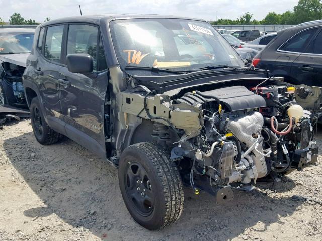 ZACCJBAB1JPH88076 - 2018 JEEP RENEGADE S ნაცრისფერი ფოტო 1