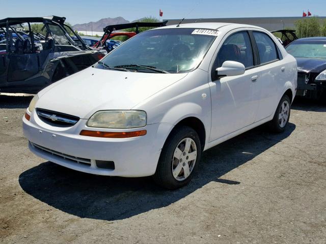 KL1TD56606B660912 - 2006 CHEVROLET AVEO BASE Ağ foto 2