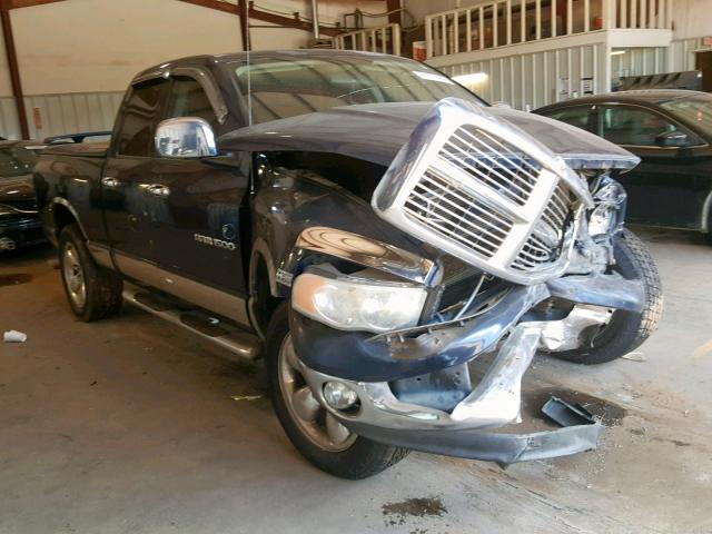 1D7HA18D35J624881 - 2005 DODGE RAM 1500 S BLUE photo 1