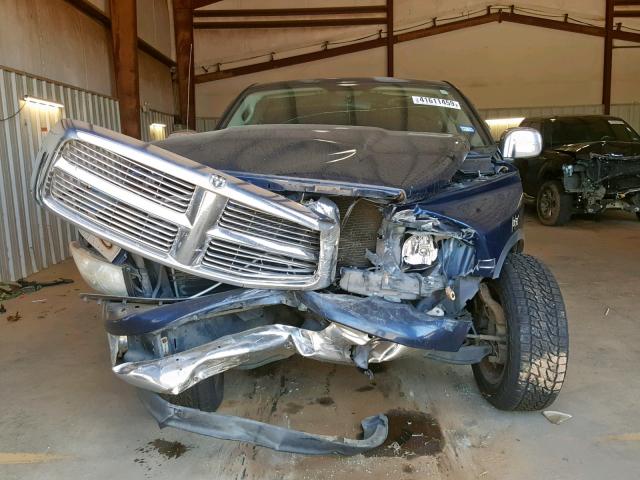 1D7HA18D35J624881 - 2005 DODGE RAM 1500 S BLUE photo 9