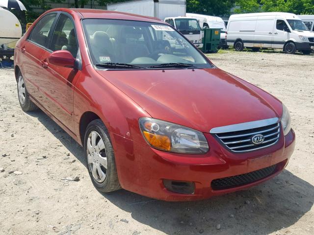 KNAFE222495648587 - 2009 KIA SPECTRA EX RED photo 1