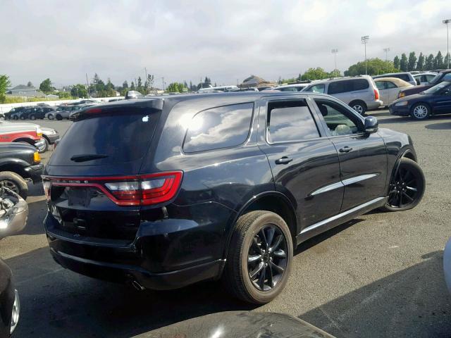 1C4RDHDG3HC898279 - 2017 DODGE DURANGO GT BLACK photo 4