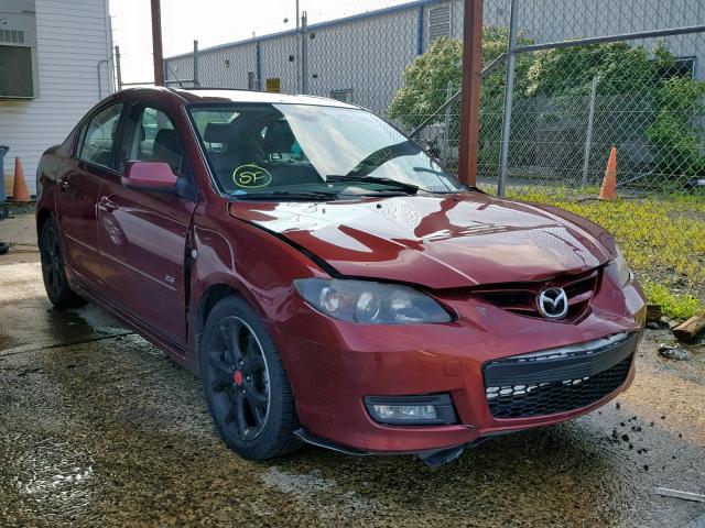 JM1BK324281117699 - 2008 MAZDA 3 S BURGUNDY photo 1