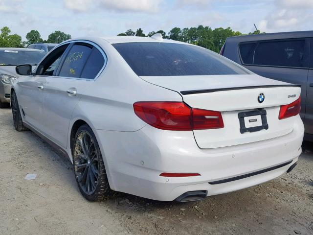 WBAJE5C53JWA94125 - 2018 BMW 540 I WHITE photo 3