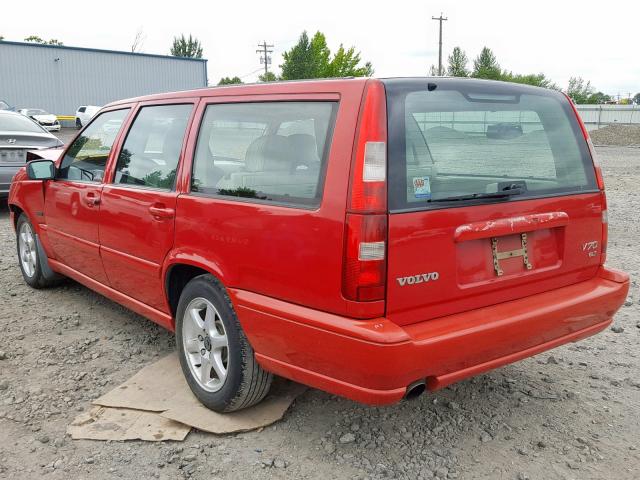 YV1LW5678W2444103 - 1998 VOLVO V70 GLT RED photo 3