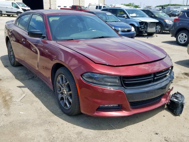 2C3CDXJG9JH198116 - 2018 DODGE CHARGER GT RED photo 1