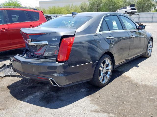 1G6AS5SS5H0168709 - 2017 CADILLAC CTS PREMIU GRAY photo 4