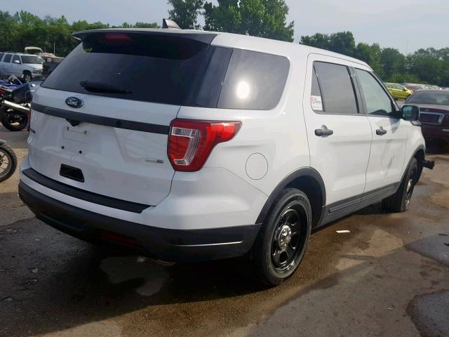 1FM5K8ARXJGB34692 - 2018 FORD EXPLORER P WHITE photo 4