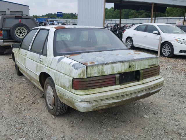 1G1LD5549TY282003 - 1996 CHEVROLET CORSICA WHITE photo 3