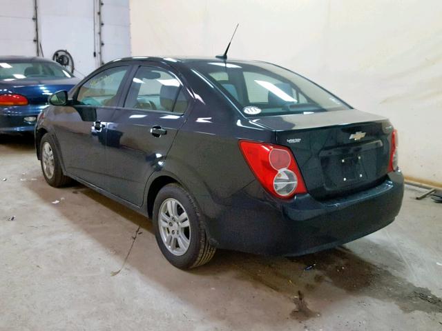 1G1JA5SHXC4110268 - 2012 CHEVROLET SONIC LS BLACK photo 3