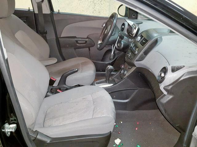 1G1JA5SHXC4110268 - 2012 CHEVROLET SONIC LS BLACK photo 5