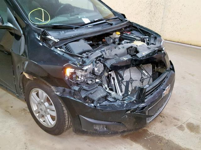 1G1JA5SHXC4110268 - 2012 CHEVROLET SONIC LS BLACK photo 9
