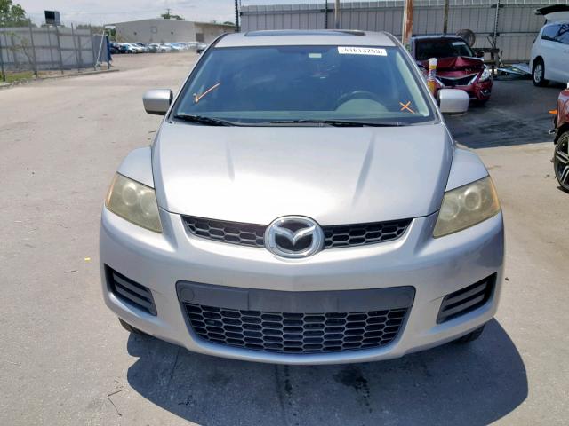 JM3ER293270153596 - 2007 MAZDA CX-7 SILVER photo 10