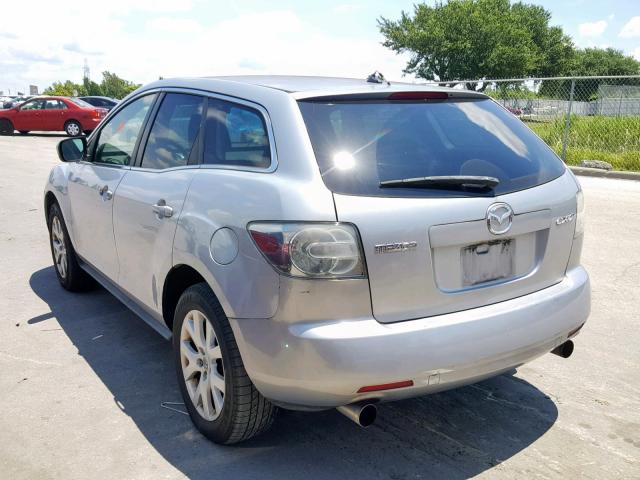 JM3ER293270153596 - 2007 MAZDA CX-7 SILVER photo 3